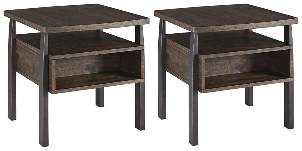 Ensemble de tables d'appoint Vailbry 2 pièces