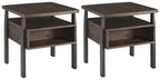 Ensemble de tables d'appoint Vailbry 2 pièces