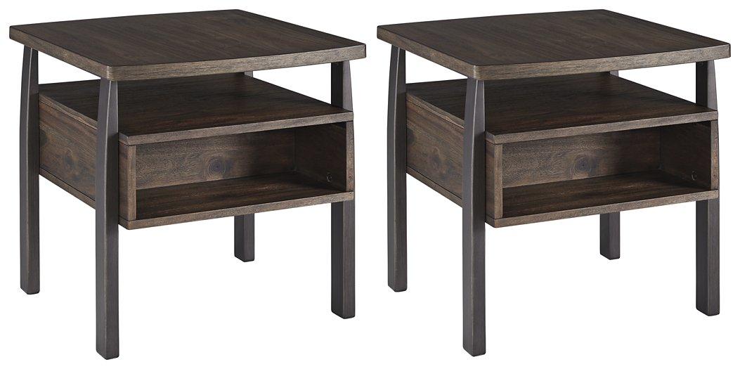 Ensemble de tables d'appoint Vailbry 2 pièces