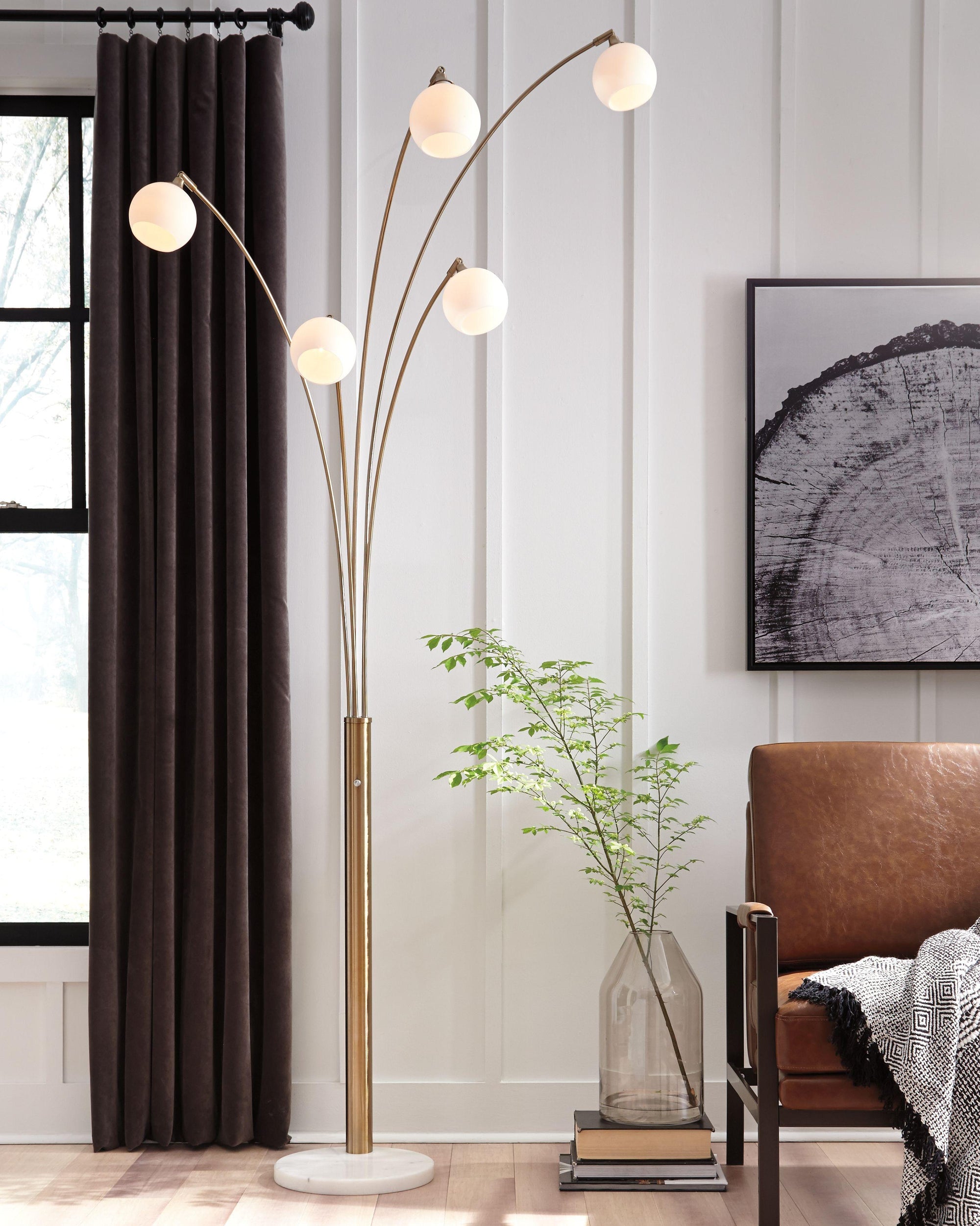 Taliya - Lampe à arc métallique (1/cn)