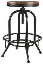 Valebeck - Tabouret de bar pivotant haut (2/cn)