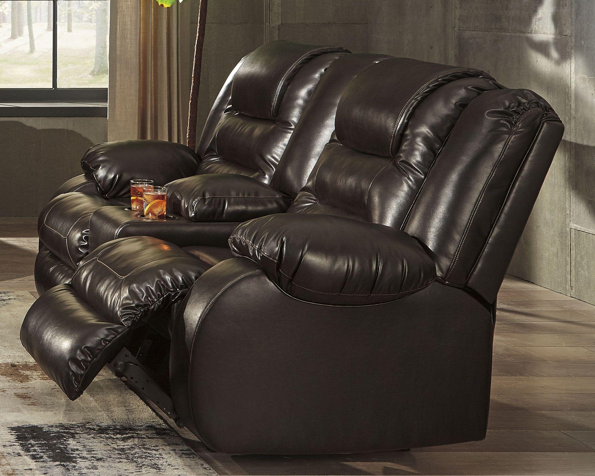 Vacherie - Causeuse double avec console