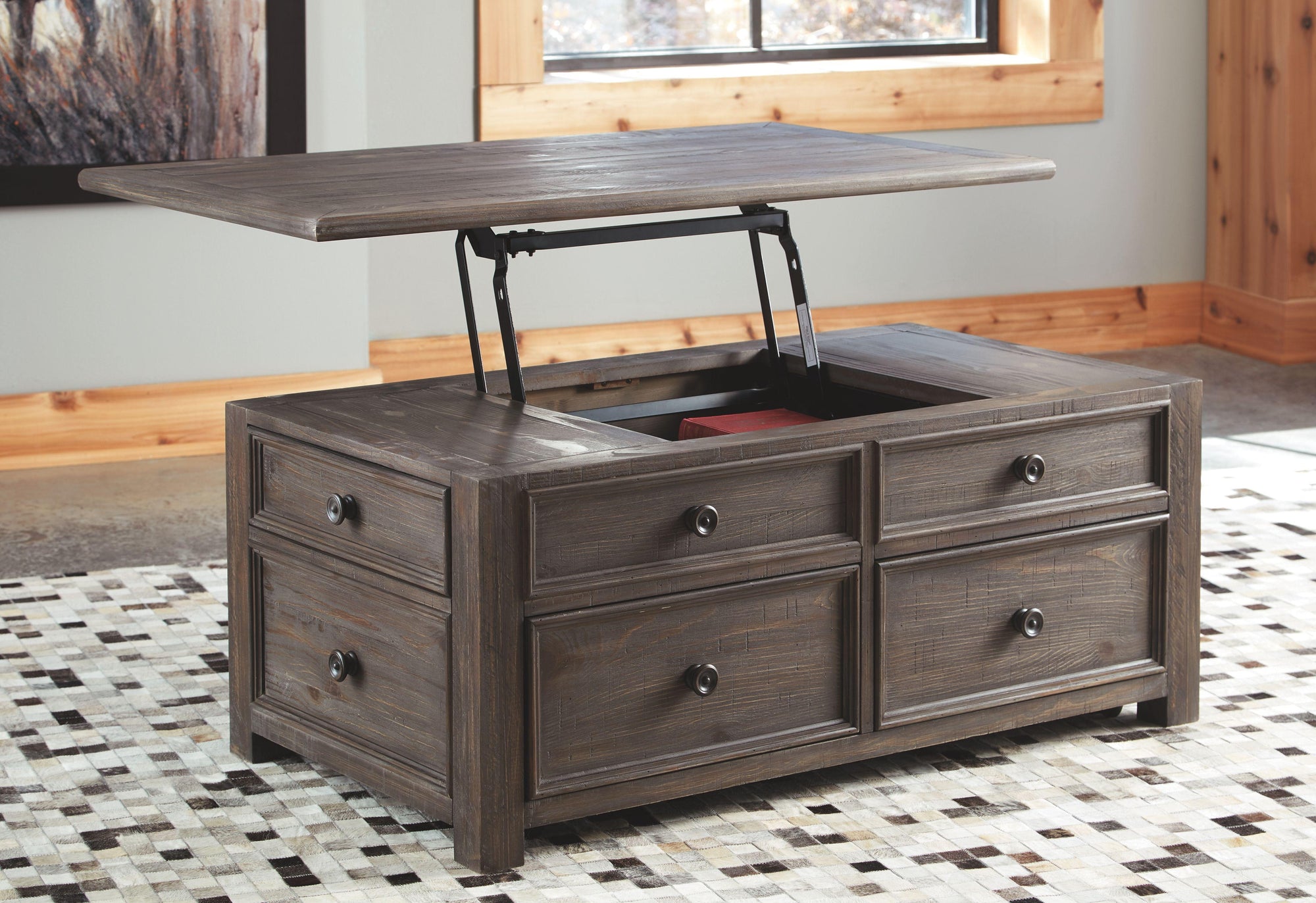 Wyndahl - Table basse à plateau relevable