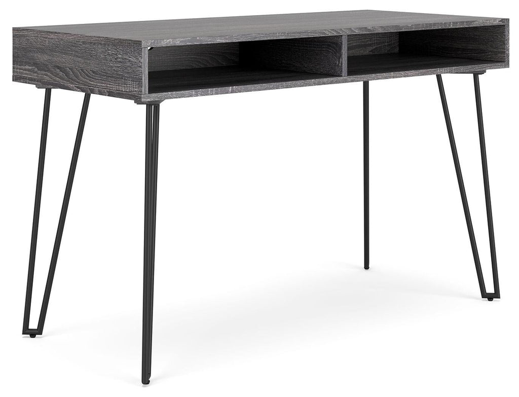 Strumford - Bureau à domicile avec 2 rangements ouverts