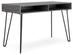 Strumford - Bureau à domicile avec 2 rangements ouverts