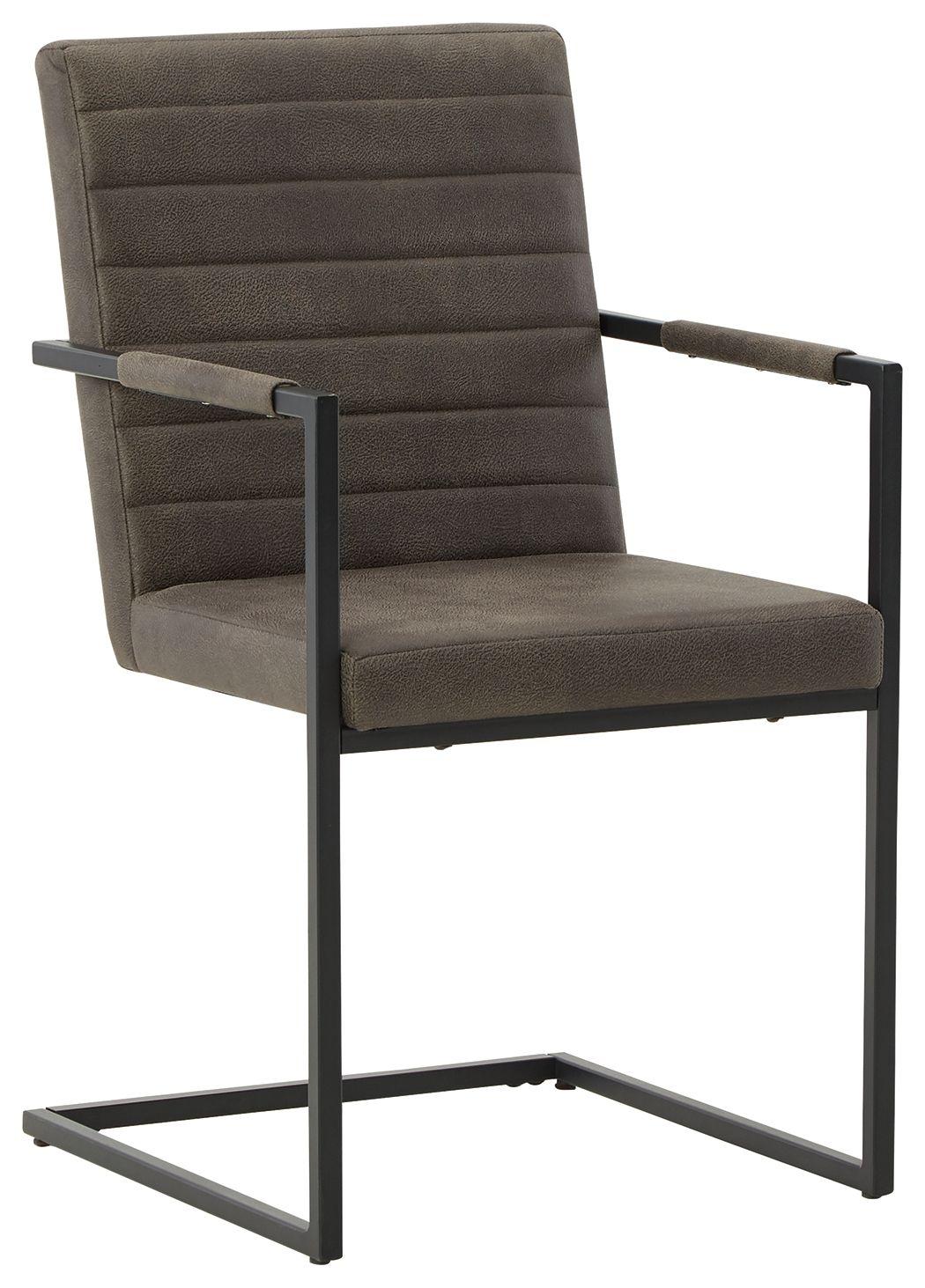 Strumford - Chaise de salle à manger avec accoudoirs (2/cn)