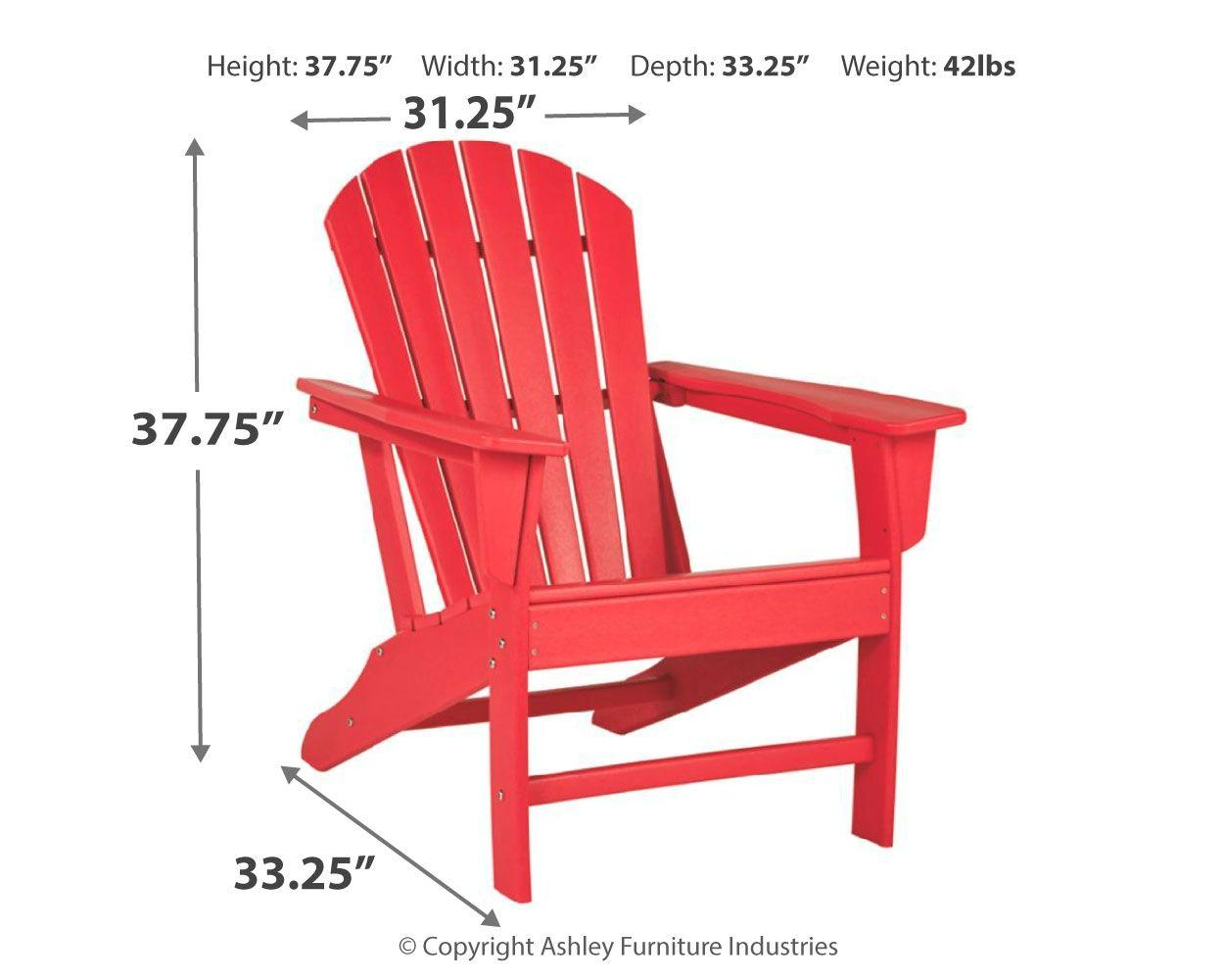 Trésor du coucher du soleil - Chaise Adirondack