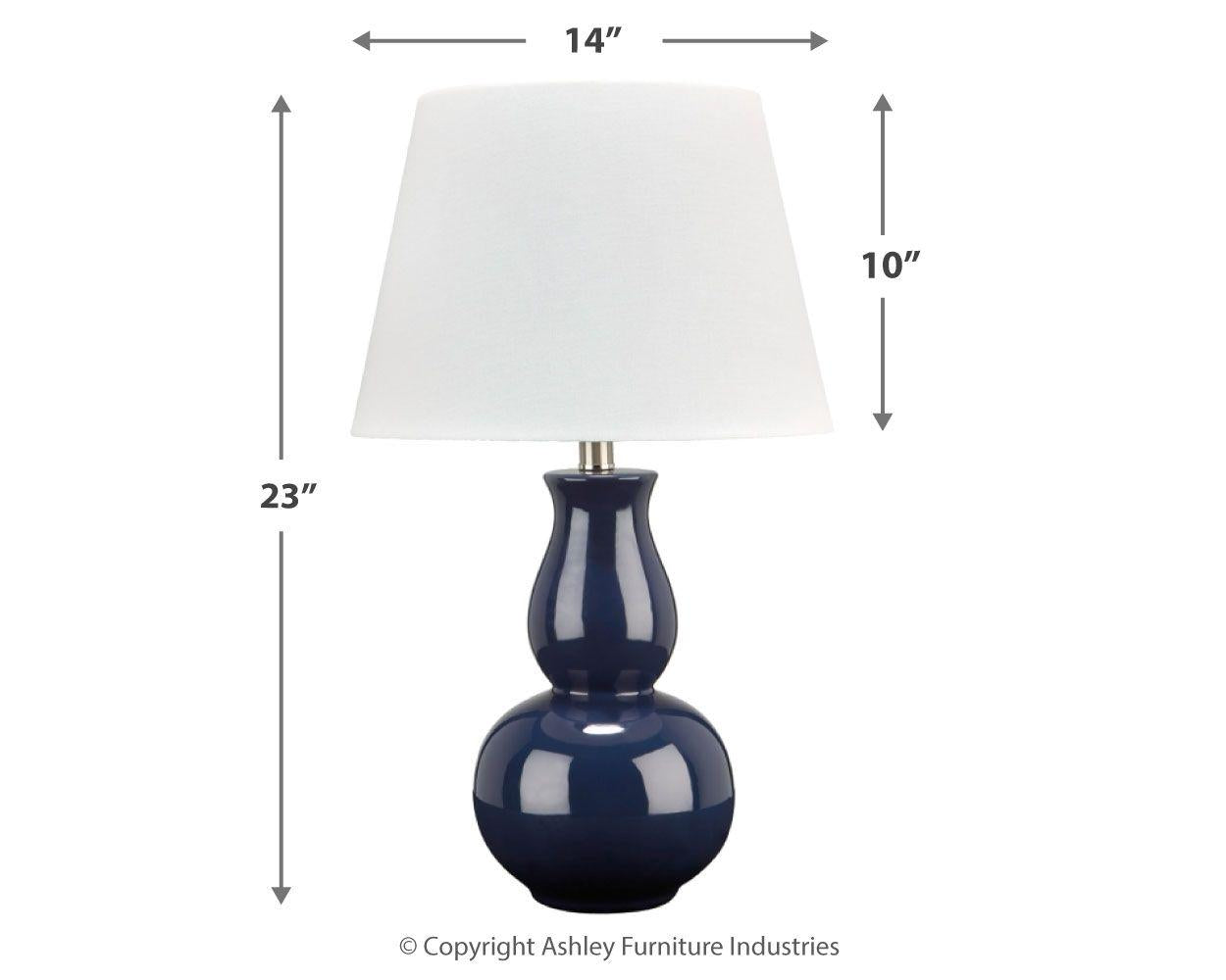 Zellrock - Lampe de table en céramique (1/cn)
