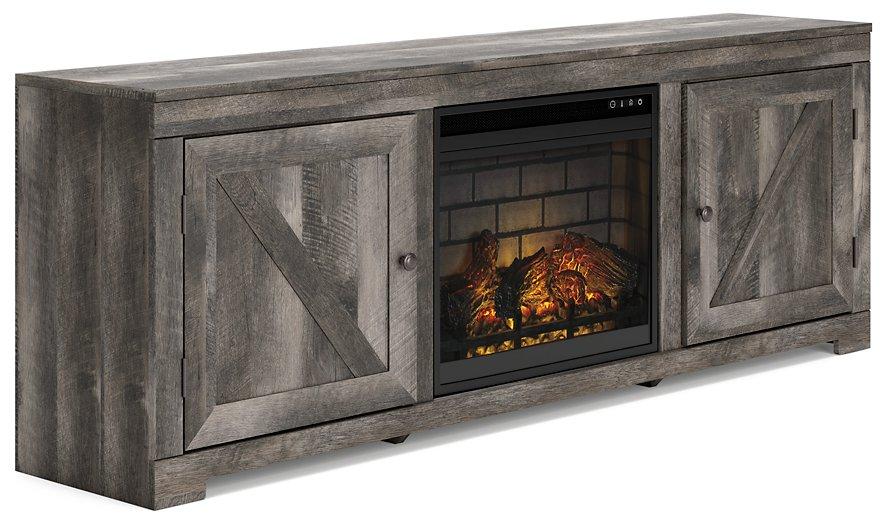 Meuble TV Wynnlow avec foyer électrique