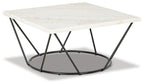 Table basse Vancent blanche/noire