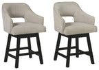 Tallenger - Tabouret de bar pivotant Uph (2/cn)