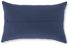 Oreiller Velvetley bleu marine/blanc (lot de 4)