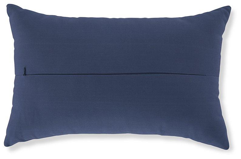 Oreiller Velvetley bleu marine/blanc (lot de 4)