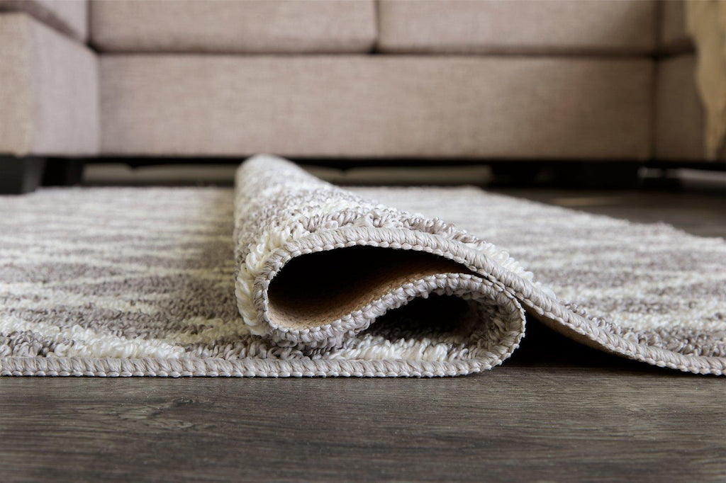 Tapis Wadehall gris/ivoire 5' x 7'