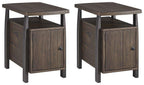 Ensemble de tables d'appoint Vailbry 2 pièces