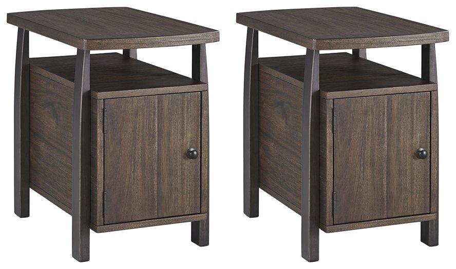 Ensemble de tables d'appoint Vailbry 2 pièces