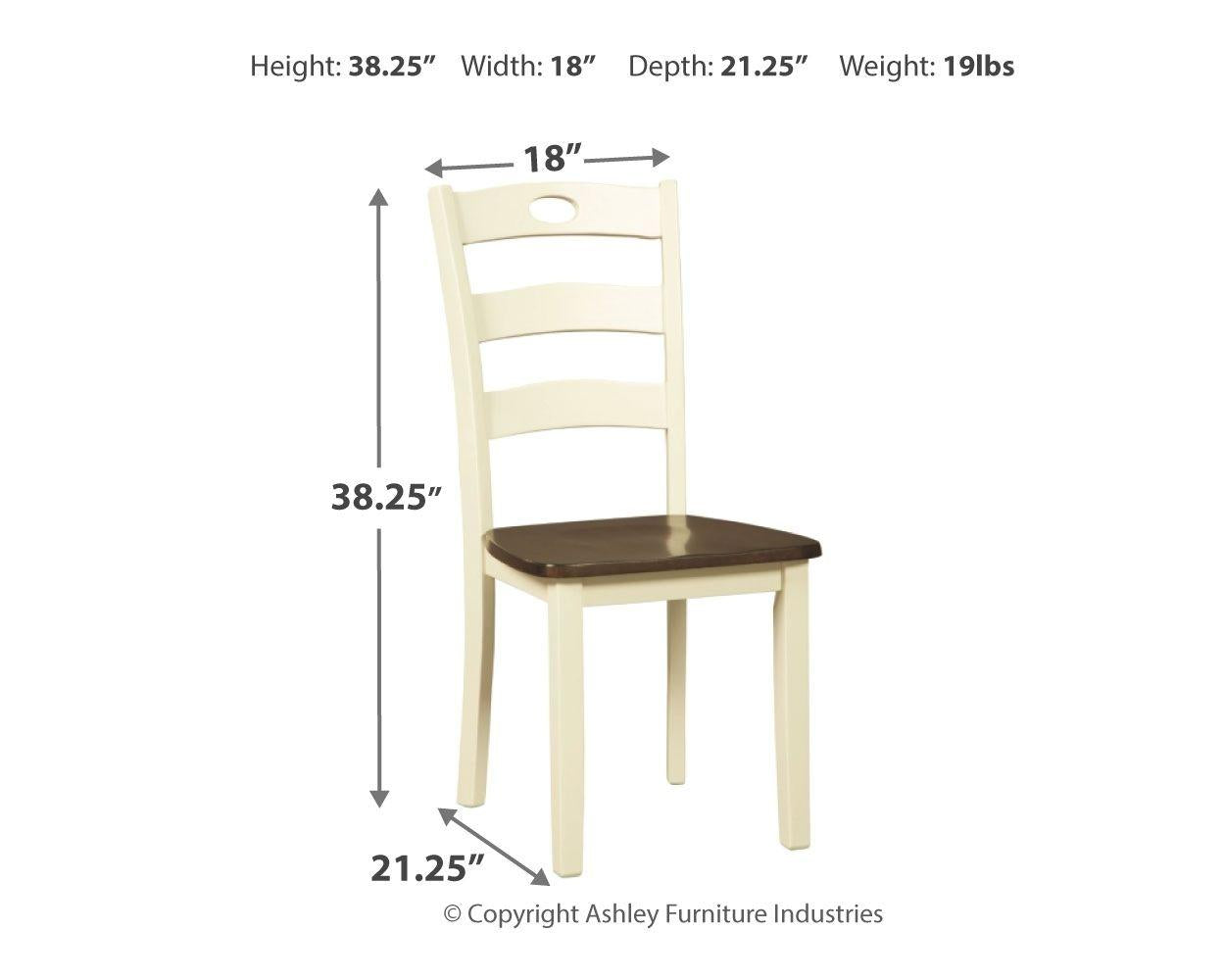 Woodanville - Chaise de salle à manger (2/cn)