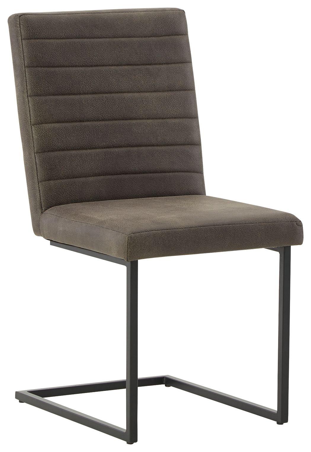 Strumford - Chaise de salle à manger en tissu (2 pièces)
