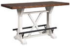 Valebeck - Table de comptoir rectangulaire pour salle à manger