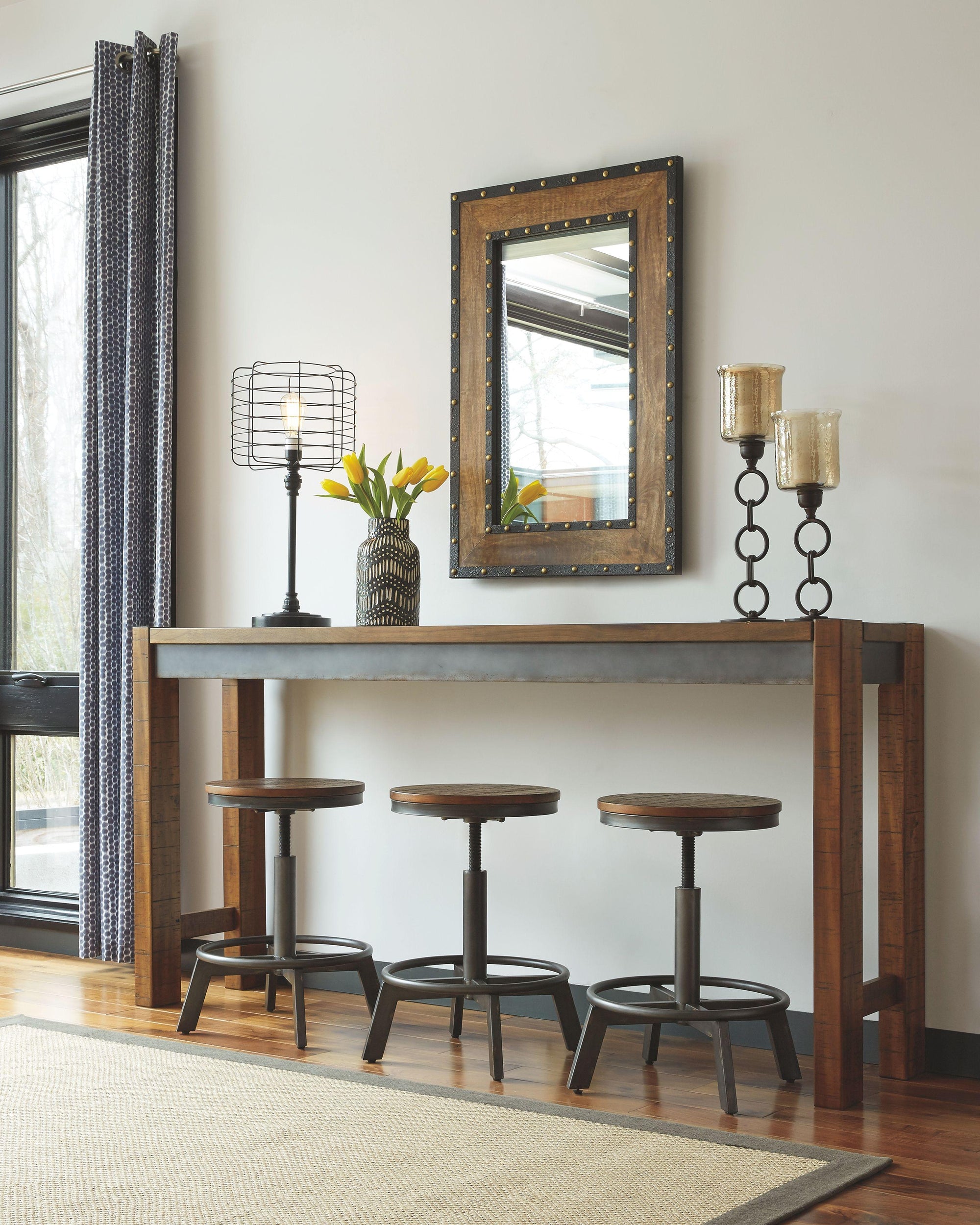 Torjin - Table de comptoir longue
