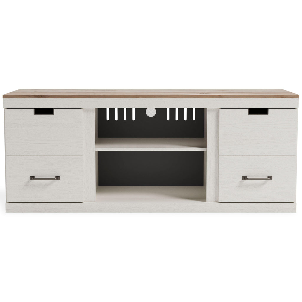 Vaibryn - Meuble TV LG avec option cheminée