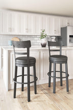 Valebeck - Tabouret de bar haut pivotant (1/cn)
