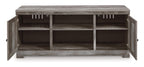 Meuble TV Wynnlow 63 avec foyer électrique