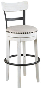 Valebeck - Tabouret de bar haut pivotant (1/cn)