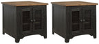 Ensemble de tables d'appoint Valebeck 2 pièces
