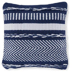 Coussin Yarnley bleu marine/blanc (lot de 4)
