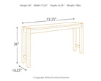 Torjin - Table de comptoir longue