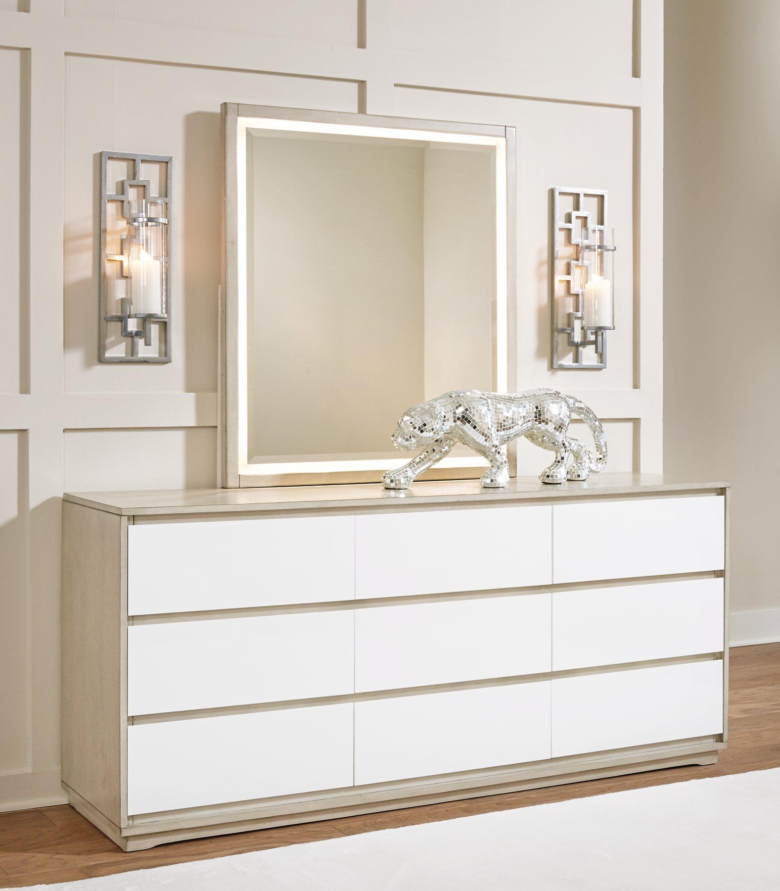 Commode et miroir Wendora