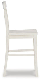 Tabouret de bar blanc Stuven (lot de 2)