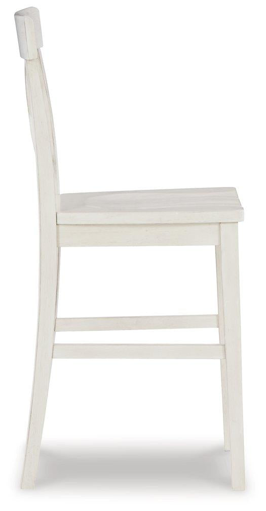 Tabouret de bar blanc Stuven (lot de 2)