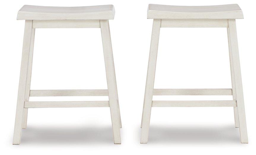 Tabouret de bar Stuven blanc (lot de 2)