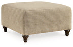 Pouf d'appoint surdimensionné en grès Valerani