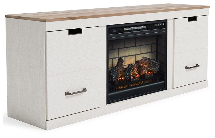 Meuble TV Vaibryn 60 avec cheminée électrique