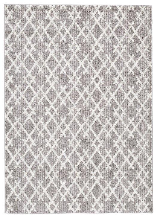 Tapis Wadehall gris/ivoire 5' x 7'