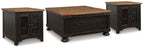 Ensemble de tables d'appoint Valebeck 3 pièces