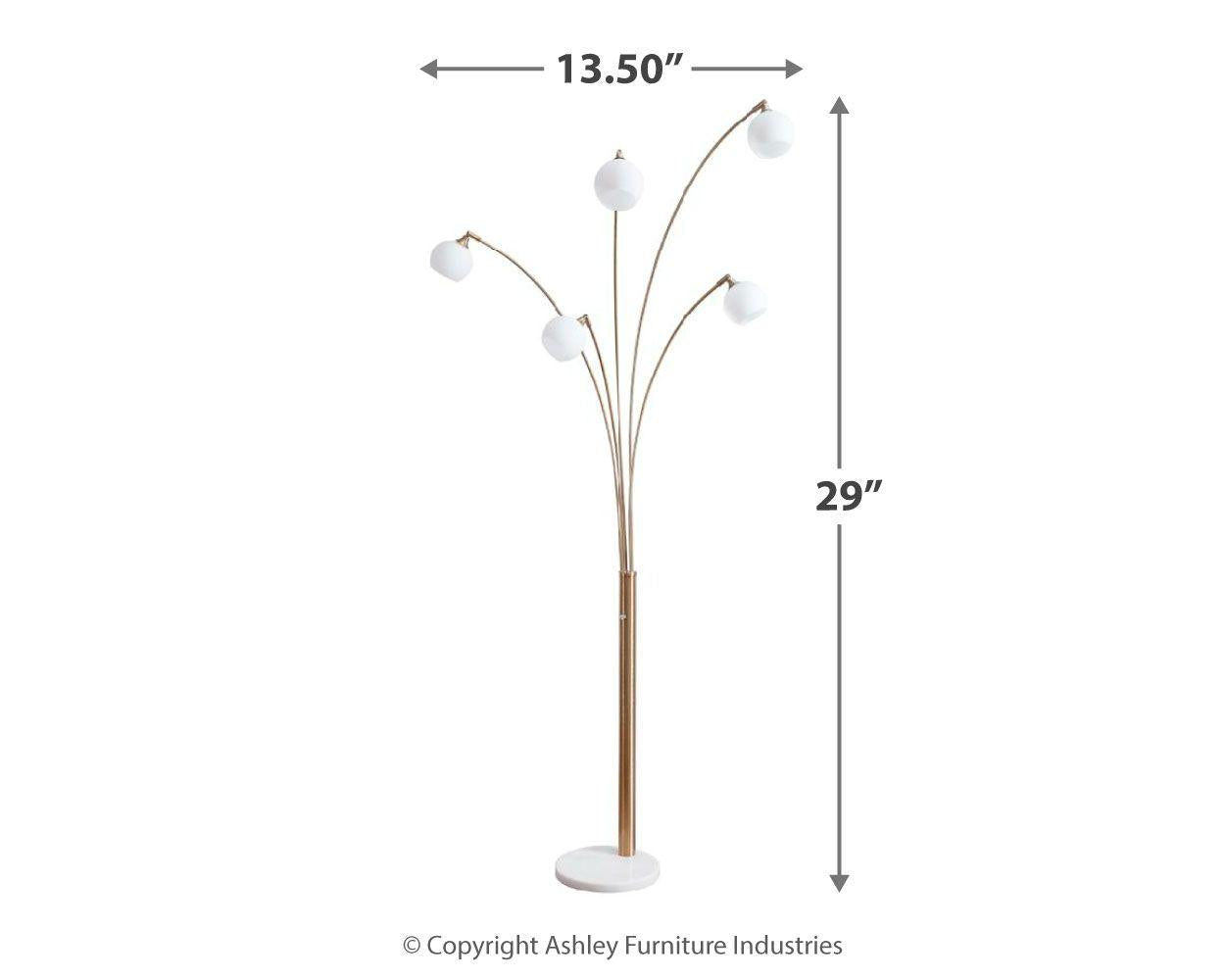 Taliya - Lampe à arc métallique (1/cn)