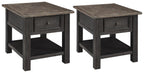 Ensemble de tables d'appoint 2 pièces Tyler Creek