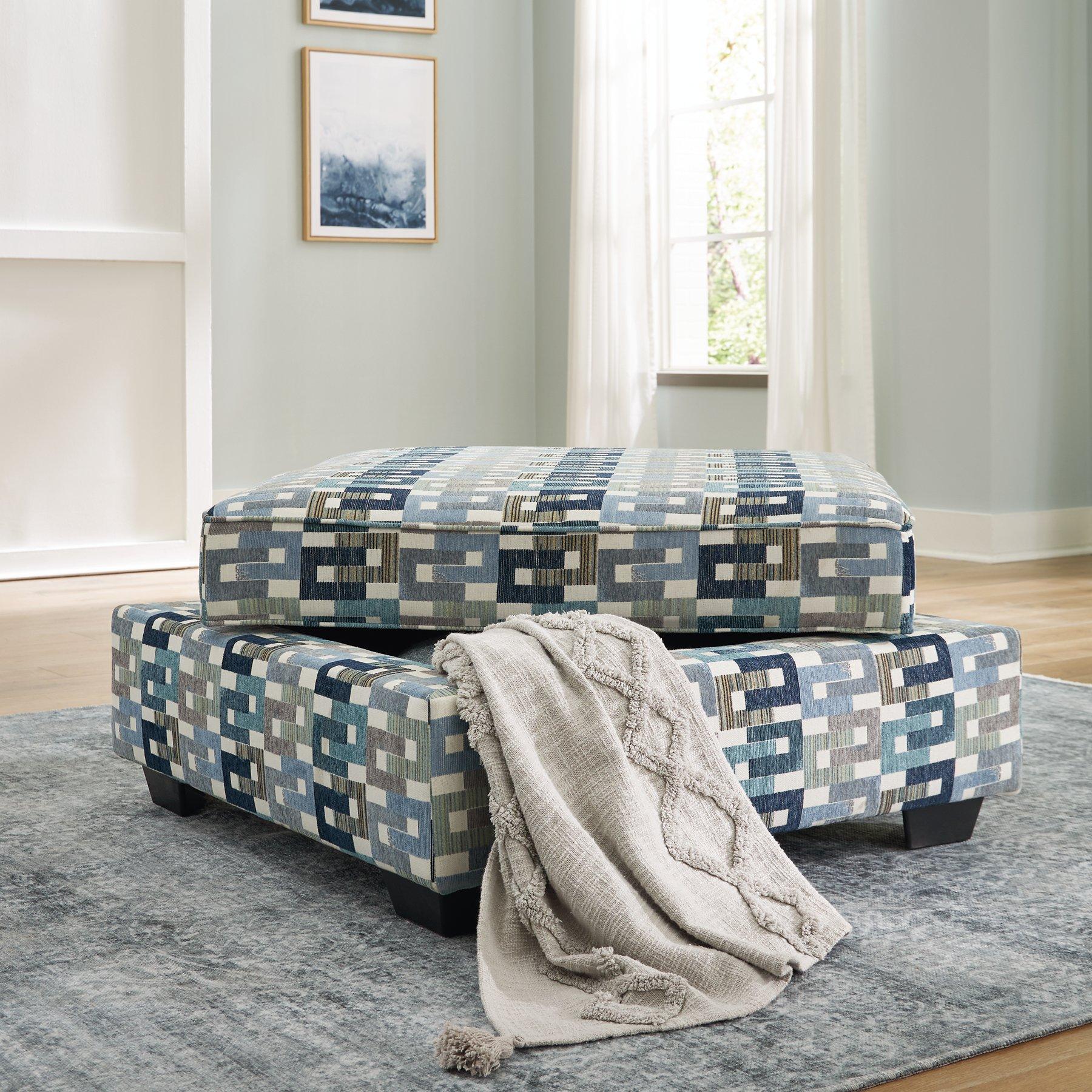 Pouf Valerano avec rangement
