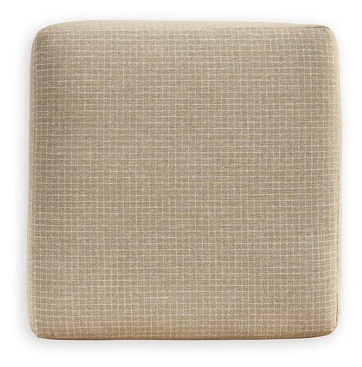 Pouf d'appoint surdimensionné en grès Valerani