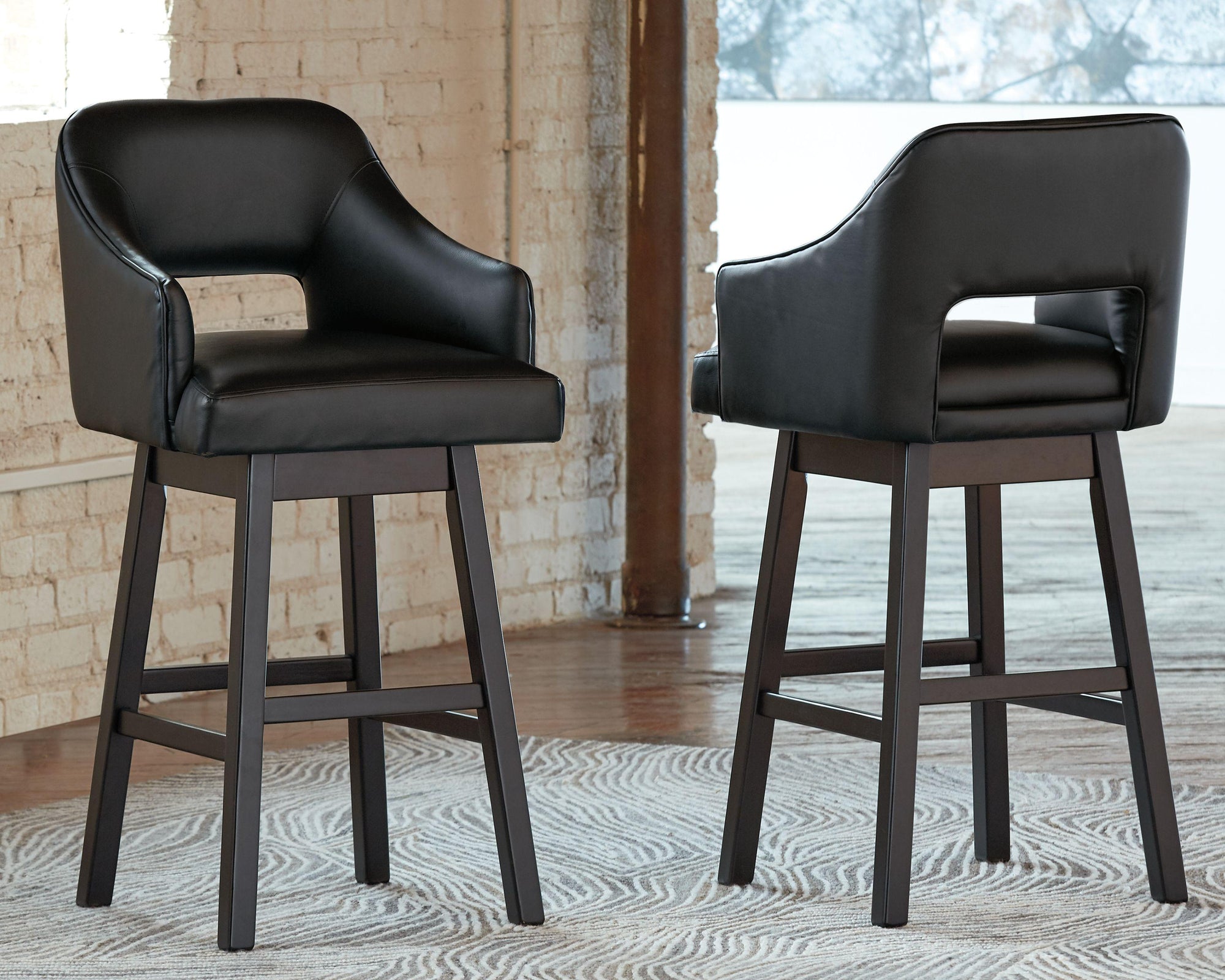 Tallenger - Tabouret de bar haut pivotant (2/boîte)