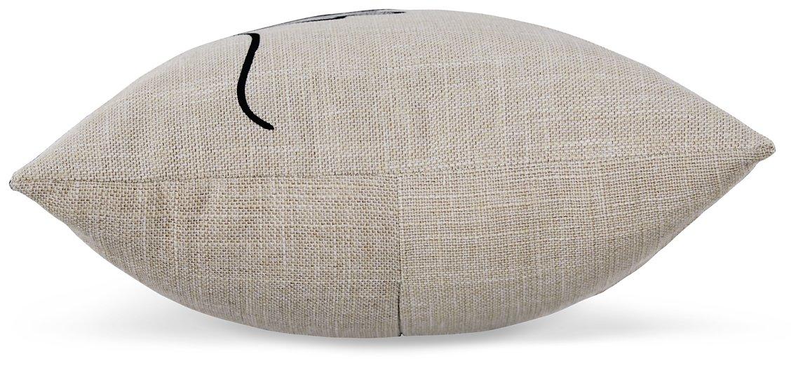 Oreiller Whisperich Tan/Noir (lot de 4)