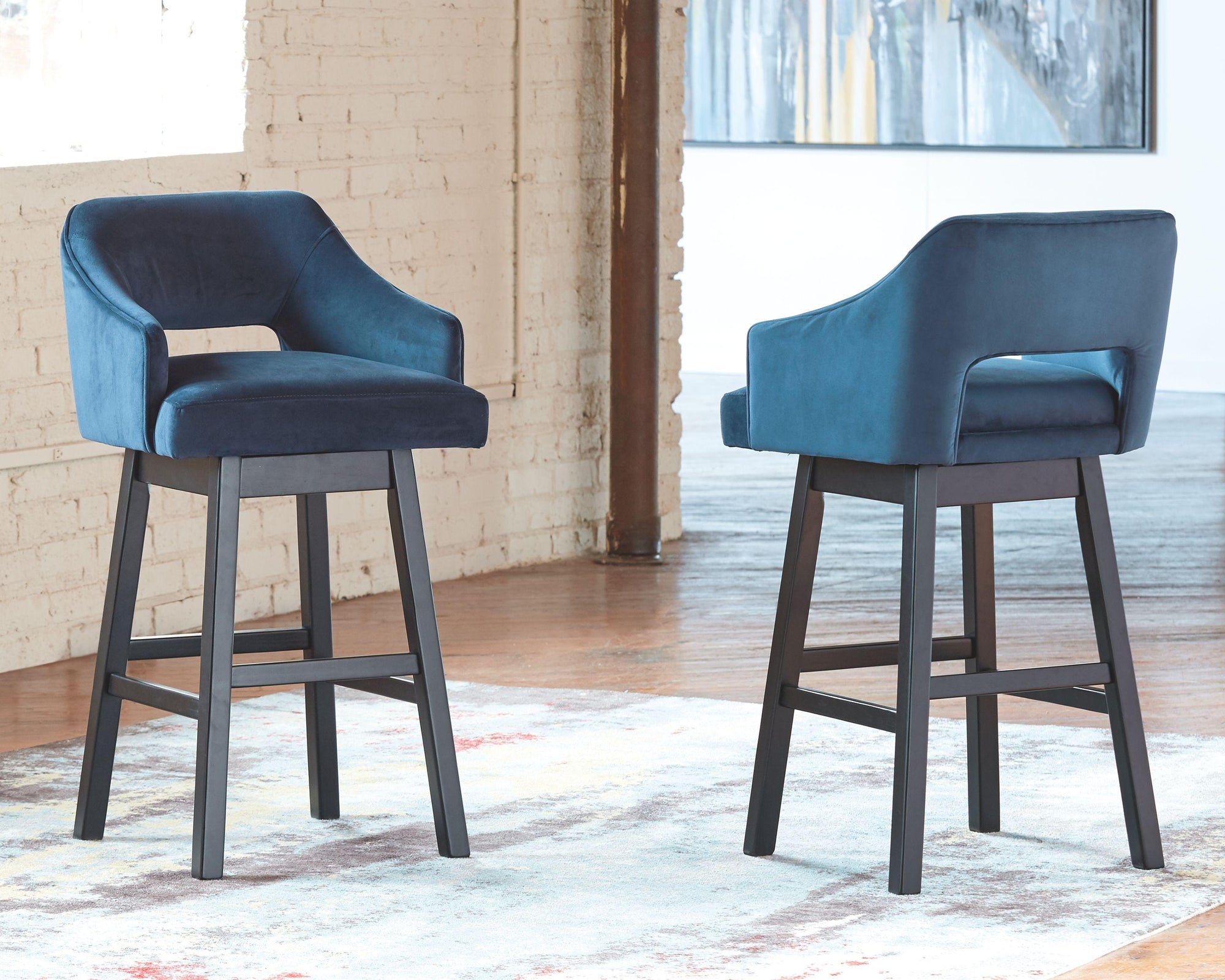 Tallenger - Tabouret de bar haut pivotant (2/boîte)