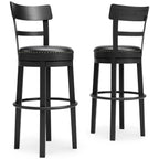 Valebeck - Tabouret de bar haut pivotant (1/cn)