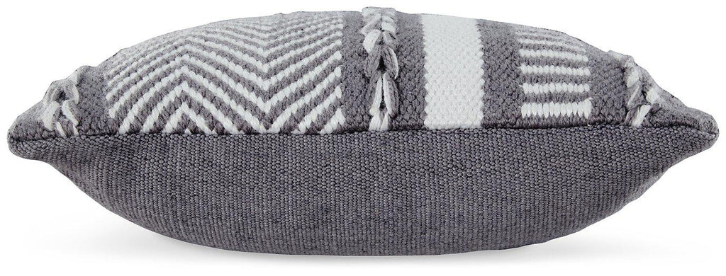 Coussin Yarnley gris/blanc (lot de 4)