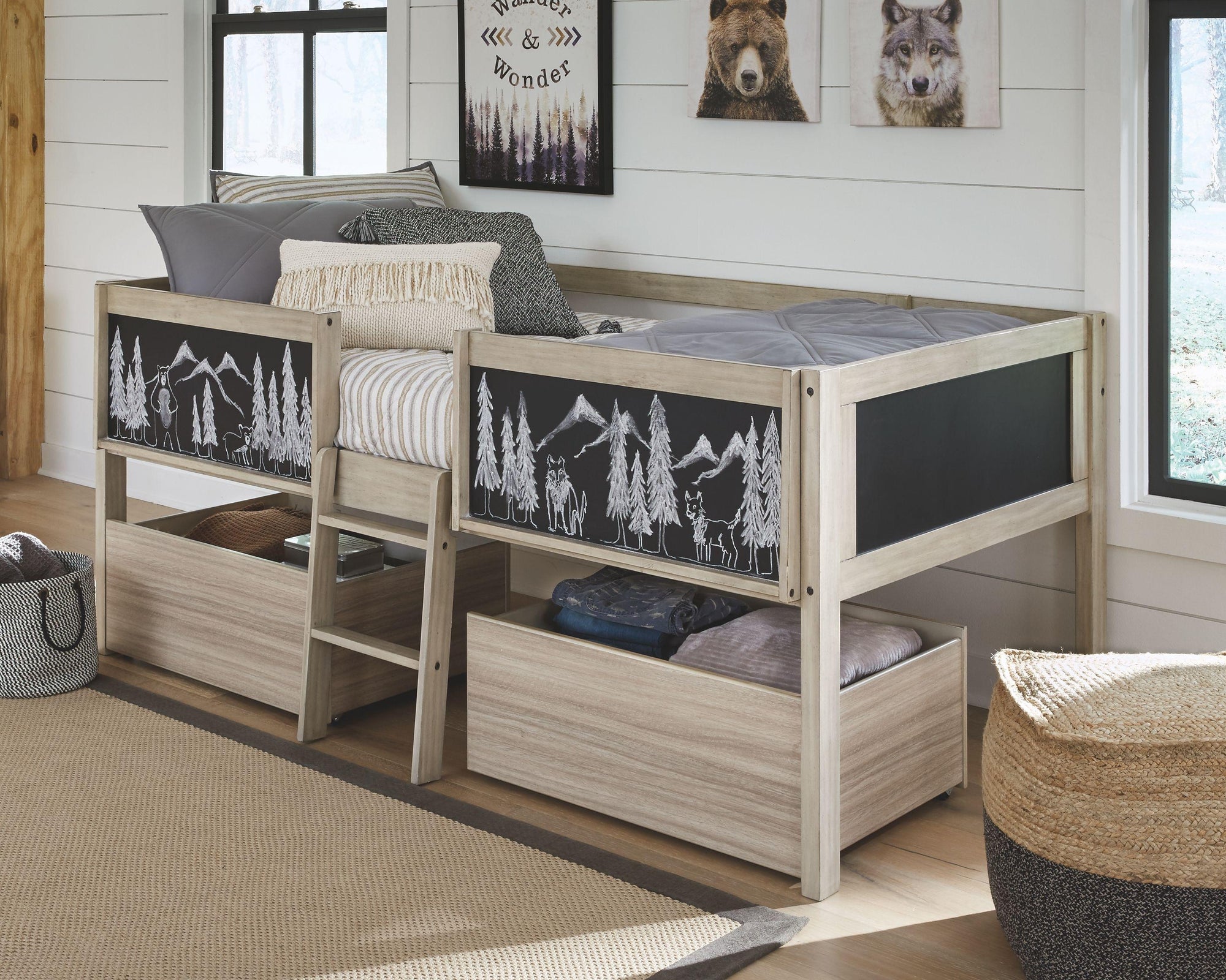 Wrenalyn - Coffre de rangement sous le lit (2/cn)