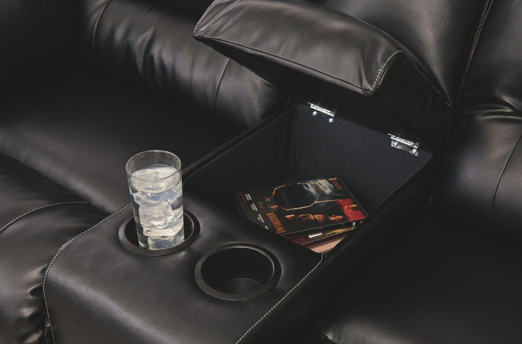 Vacherie - Causeuse double avec console